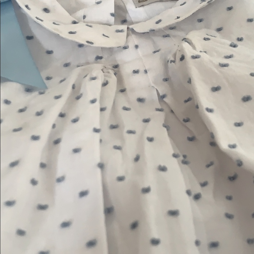 Phlona bubble blue Swiss dot - Picture 3 of 5